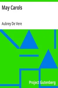 May Carols — Aubrey De Vere cover