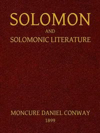 Solomon and Solomonic Literature — Moncure Daniel Conway cover