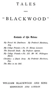 Tales from "Blackwood," Volume 6 — Various cover