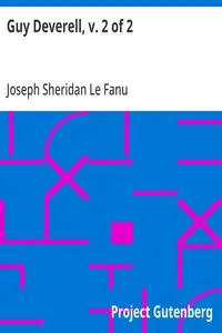 Guy Deverell, v. 2 of 2 — Joseph Sheridan Le Fanu cover
