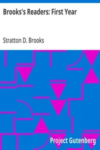 Brooks's Readers: First Year — Stratton D. (Stratton Duluth) Brooks cover
