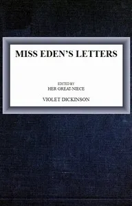 Miss Eden's Letters — Emily Eden cover