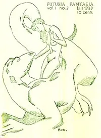 Futuria Fantasia, Fall 1939 — Ray Bradbury cover