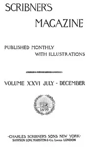 Scribner's Magazine, Volume 26, July 1899 — Various cover