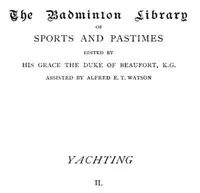Yachting, Vol. 2 — Frederick Temple Blackwood, Marquis of Dufferin and Ava cover