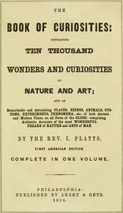 The Book of Curiosities — John Platts cover