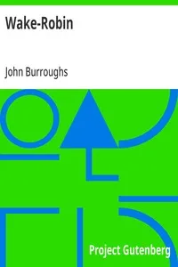 Wake-Robin — John Burroughs cover