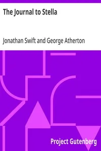 The Journal to Stella — Jonathan Swift cover