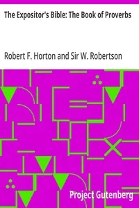 The Expositor's Bible: The Book of Proverbs cover