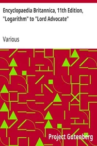Encyclopaedia Britannica, 11th Edition, "Logarithm" to "Lord Advocate": Volume 16, Slice 8 — Various cover