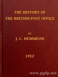 The History of the British Post Office — Joseph Clarence Hemmeon cover