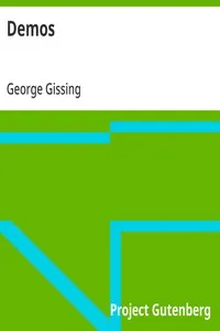 Demos — George Gissing cover