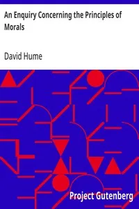 An Enquiry Concerning the Principles of Morals — David Hume cover