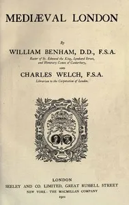 Mediæval London — William Benham cover