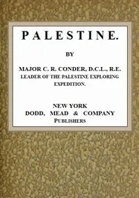 Palestine — C. R. (Claude Reignier) Conder cover
