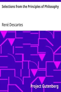 Selections from the Principles of Philosophy cover