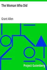 The Woman Who Did — Grant Allen cover