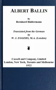 Albert Ballin — Bernhard Huldermann cover