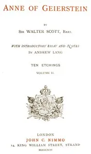 Anne of Geierstein; Or, The Maiden of the Mist. Volume 2 (of 2) — Walter Scott cover