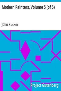 Modern Painters, Volume 5 (of 5) — John Ruskin cover