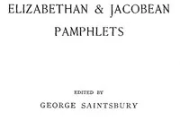 Elizabethan & Jacobean Pamphlets cover