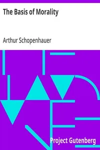 The Basis of Morality — Arthur Schopenhauer cover