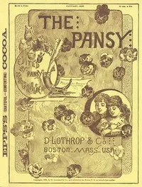 The Pansy Magazine, January 1886 — Various cover