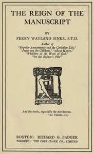 The Reign of the Manuscript cover
