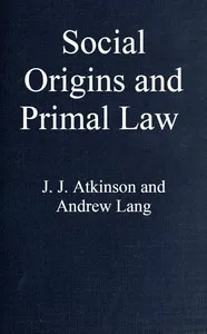 Social Origins and Primal Law — Andrew Lang cover