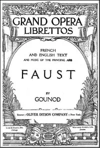 Faust: A Lyric Drama in Five Acts — Charles Gounod cover