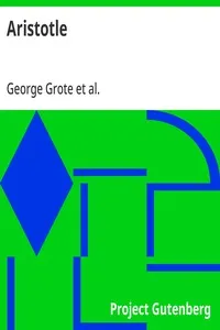 Aristotle — George Grote cover