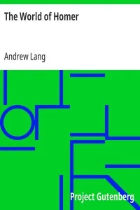 The World of Homer — Andrew Lang cover