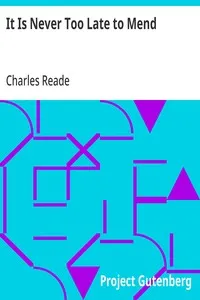 It Is Never Too Late to Mend — Charles Reade cover