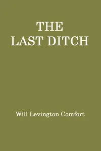 The Last Ditch — Will Levington Comfort cover