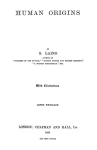 Human Origins — S. (Samuel) Laing cover