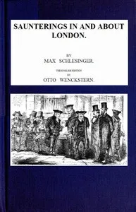 Saunterings in and about London cover