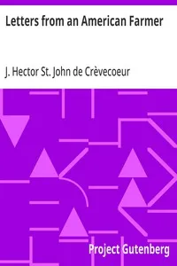 Letters from an American Farmer — J. Hector St. John de Crèvecoeur cover