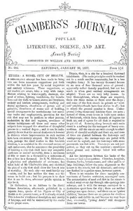 Chambers's Journal of Popular Literature, Science, and Art, No. 682: January 20, 1877. — Various cover