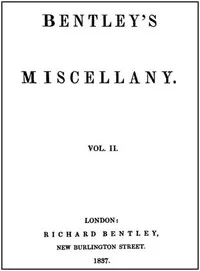 Bentley's Miscellany, Volume II — Various cover