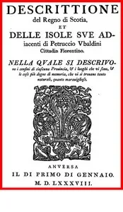 Descrittione del regno di Scotia — Petruccio Ubaldini cover