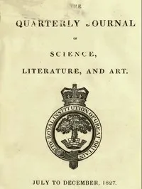The Quarterly Journal of Science, Literature and the Arts, July-December, 1827 — Various cover