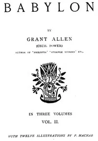 Babylon, Volume 2 — Grant Allen cover
