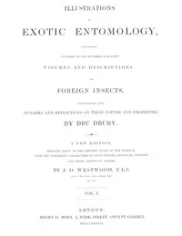 Illustrations of Exotic Entomology, Volume 1 — Dru Drury cover