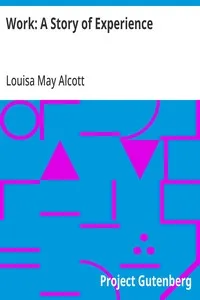 Work: A Story of Experience — Louisa May Alcott cover