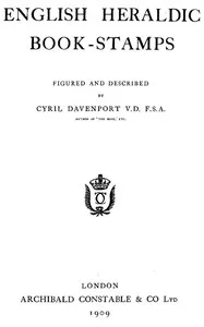 English Heraldic Book-stamps — Cyril Davenport cover