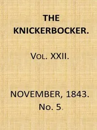 The Knickerbocker, Vol. 22, No. 5, November 1843 cover