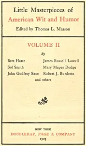 Little Masterpieces of American Wit and Humor, Volume II — Anonymous cover