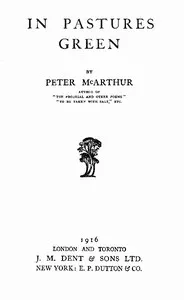 In Pastures Green — Peter McArthur cover