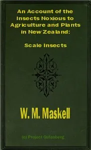 An Account of the Insects Noxious to Agriculture and Plants in New Zealand: The Scale Insects (Coccididae) — William Miles Maskell cover