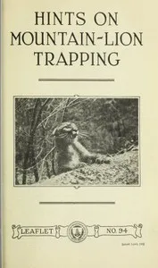 Hints on Mountain-Lion Trapping — Stanley Paul Young cover